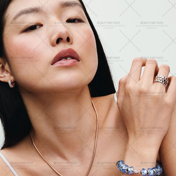 Pandora Wavy Blue Murano Glass Charm - Picture 6 of 6